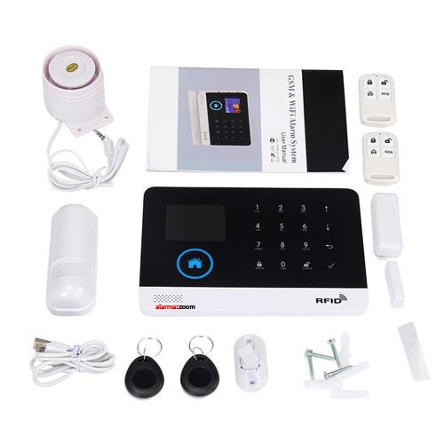 Alarma para casas WiFi GSM con Camara IP lector RFID AZ034