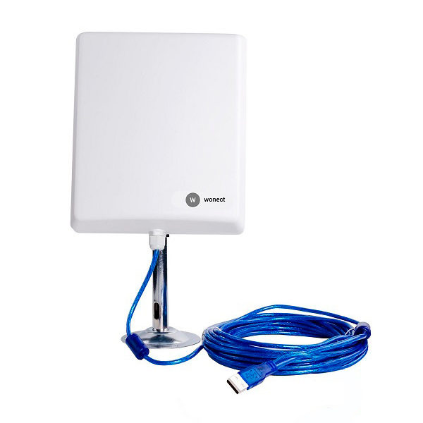 Antena Wi-Fi de largo alcance para exteriores de 2.4 GHz N4000 | Antena  extensora de alcance Wi-Fi USB de alta ganancia de 36 dBi para RV, marina y  PC