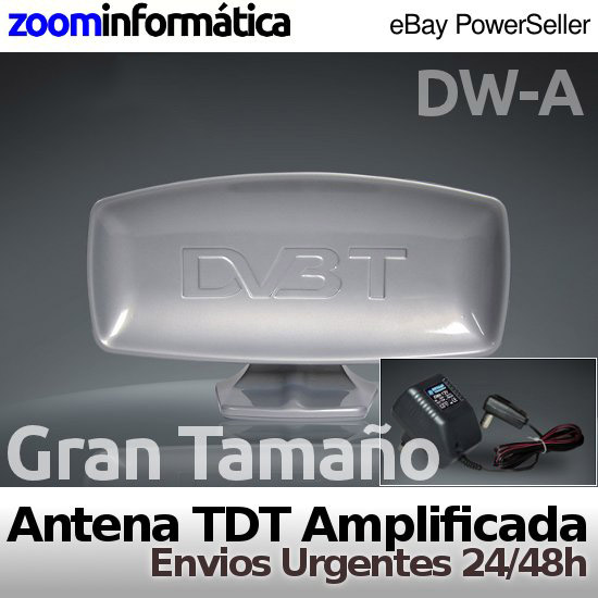 Antena TV TDT 46dBi UHF Grande Conector F - Envios desde España