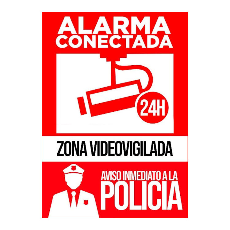 Una imagen adicional de Alarmas-zoom Pegatina-alarma-rojo-03