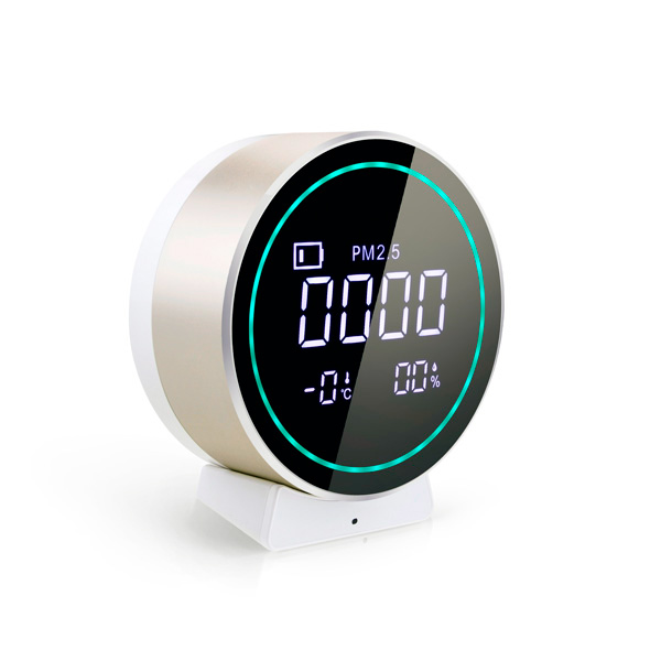 Detector calidad del aire PM 2.5 con temperatura y humedad WiFi Tuya Smart