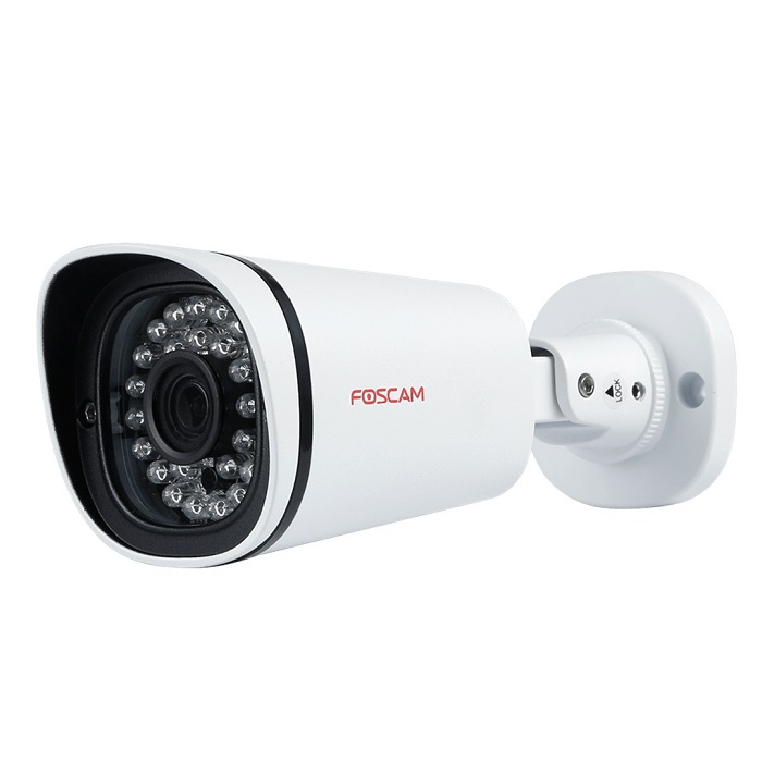 Foscam FI9800E - Camara IP PoE, HD 720p (1.0 Megapixel), para exterior (IP 66), Vision nocturna 20 m, Motion Detection con E-mail Alert, ONVIF