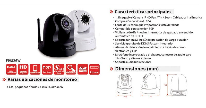 Foscam FI9826W B