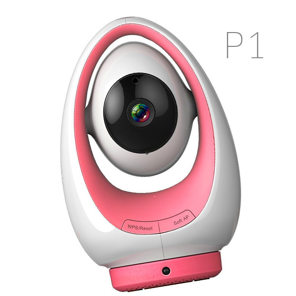 Camara IP Foscam FosBaby P1 color rosa