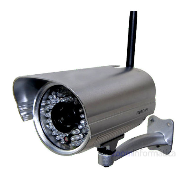 Camara IP Foscam FI9805W HD 1.3Mpx H.264 H264 exterior IR CUT 36leds 4mm lente