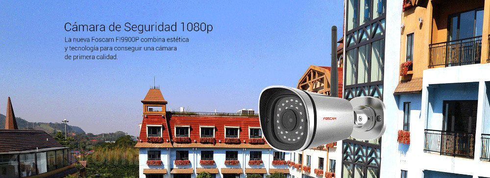 camara seguridad 1080p estética y tecnología Foscam FI9900P