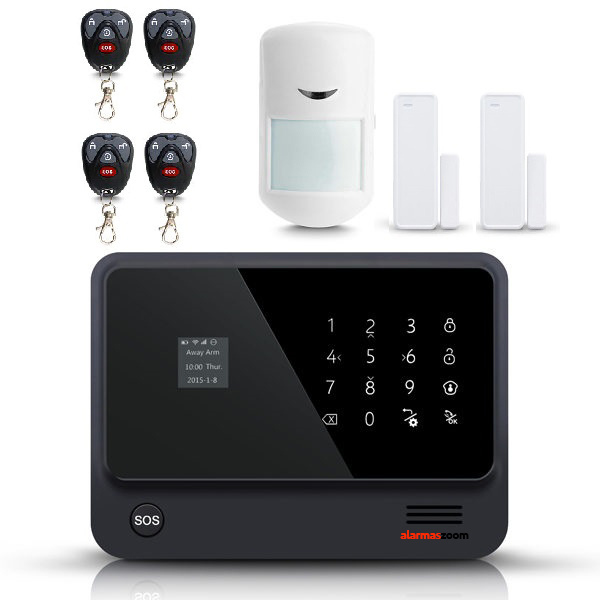 Kit seguridad alarmas casa 4 Mandos a distancia AZ019 5