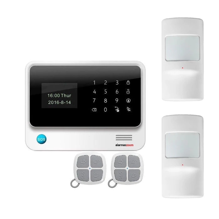 Alarma Hogar WiFi GSM AZ019 Sistema seguridad Sin Cuotas Aviso inmediato APP Domotica Color Blanco