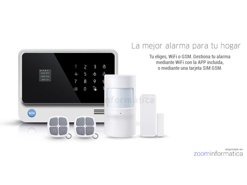 Alarmas Zoom  Seguridad y alarmas sin cuotas para tu hogar