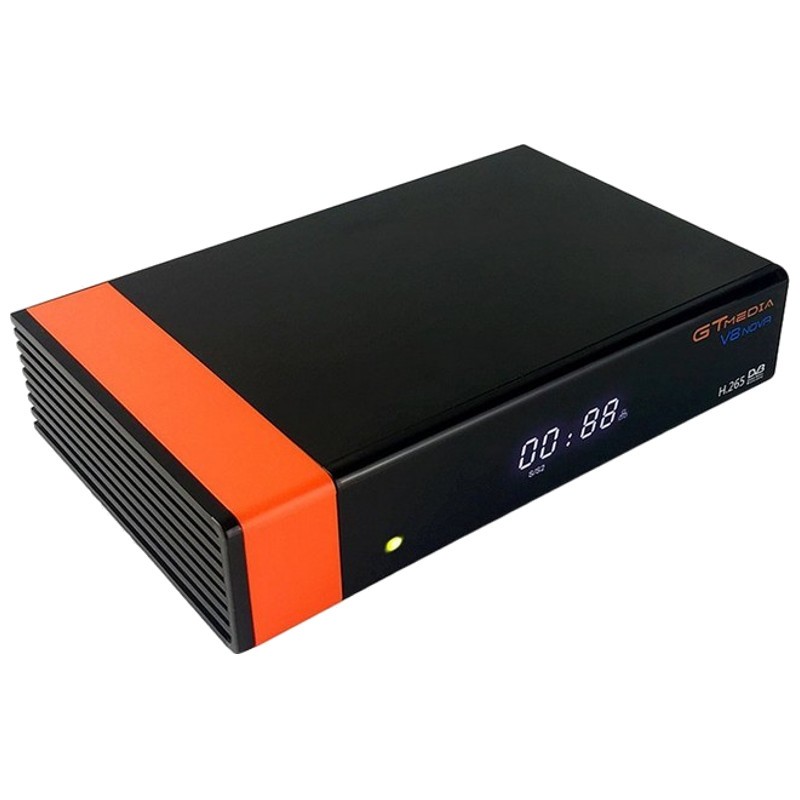 GTMEDIA V8 Nova Decodificador Satelite H265 Full HD 1080p Compatible CCCAM Naranja