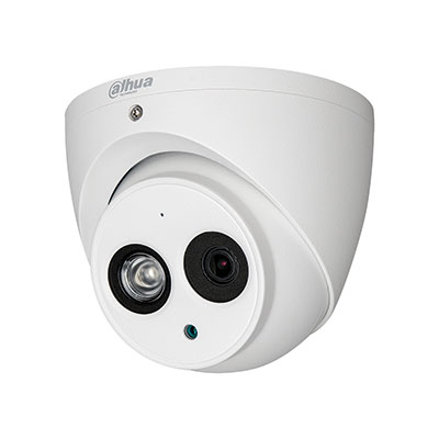 Dahua HAC HDW1200EM A 0280B Camara CCTV HDCVI Domo 4 en 1 2Mpx 1080P IR 50 metros IP67 Microfono