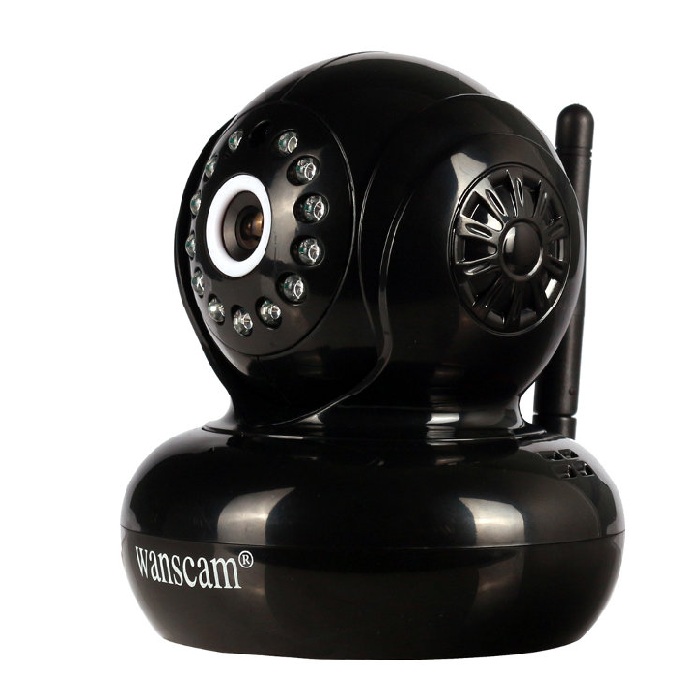 Wanscam HW0021 200W Camara IP WiFi interior motorizada color negra Full 1080p Inalambrica