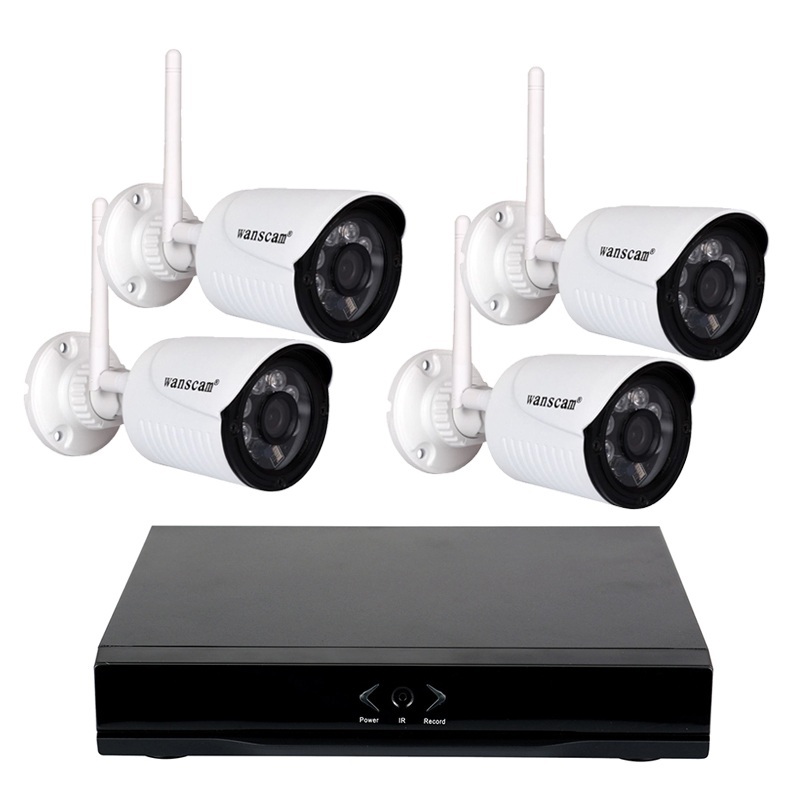 Kit Grabador NVR HD Wanscam HL0162 con 4 Camaras IP HW0022 1