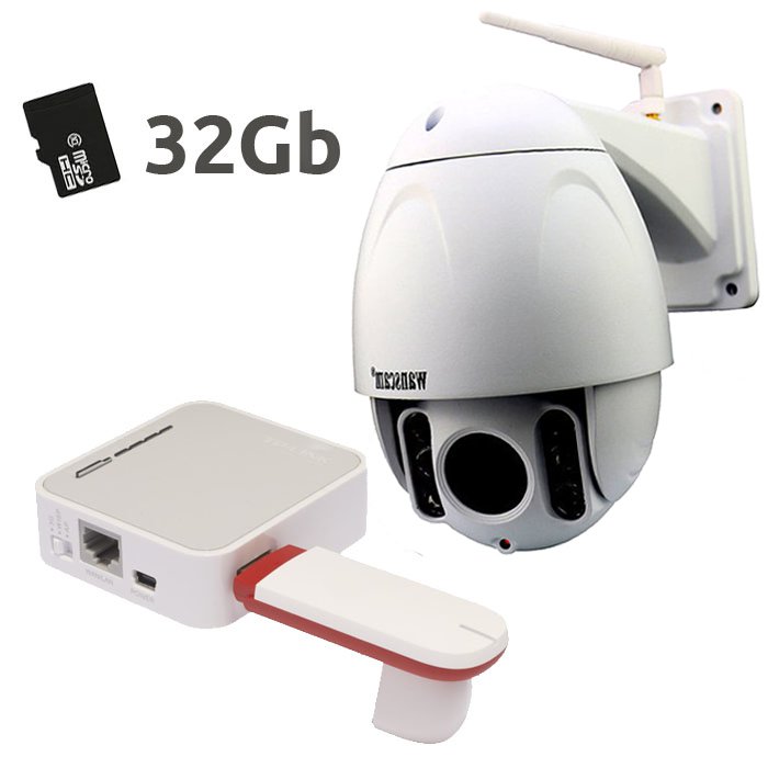 Wanscam HW0045 Camara de seguridad exterior Router y Modem 3G USB