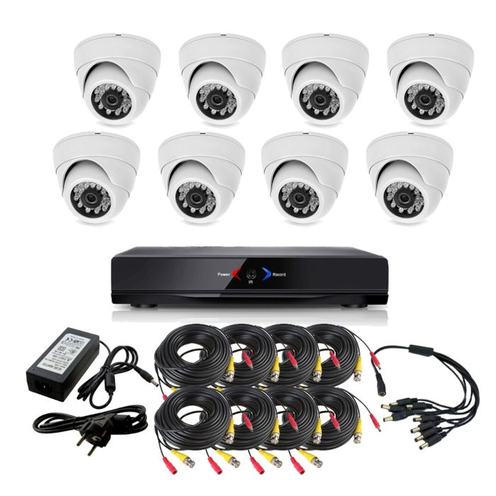 CCTV Grabador DVR AHDK012 8 Camaras vigilancia en CCTV