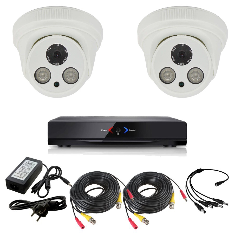 Wonect KIT 2 CON DVR GRABADOR 2 CAMARAS FULL-HD