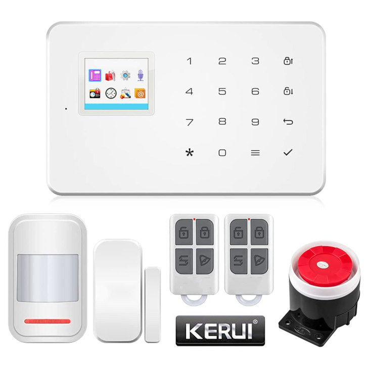 Kerui W18 Alarma Hogar WiFi GSM Seguridad casas Evitar Robos