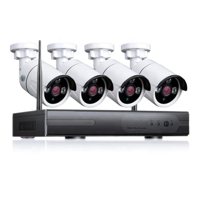 Grabador NVR CCTV 4 Camaras IP WiFi Tuya Smart TWK04AP