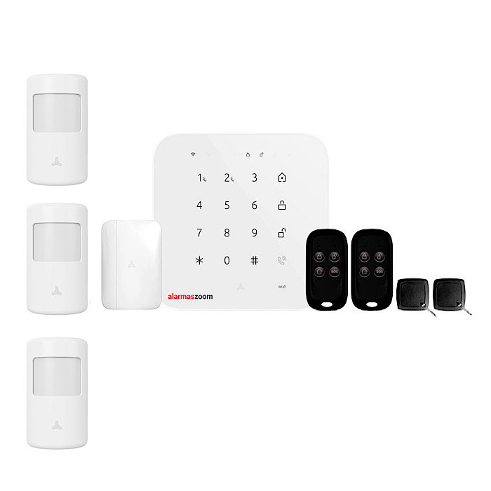 Alarma para casa sin cuotas inteligente GSM WiFi FHSS Kit 1