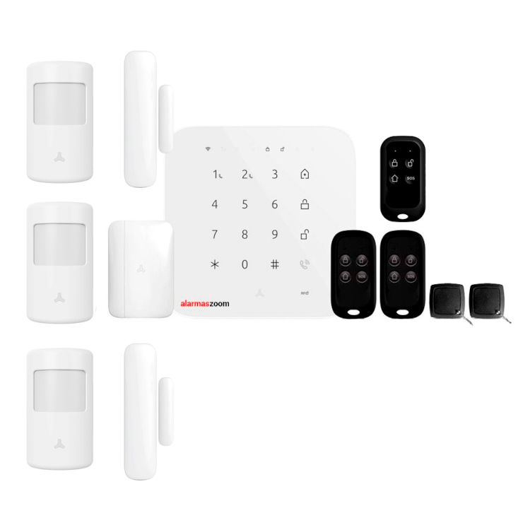 Alarma para casa sin cuotas inteligente GSM WiFi FHSS Kit 2