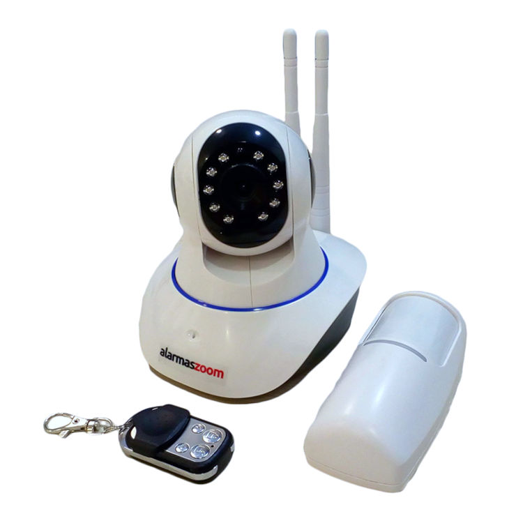 Kit Alarma Yoosee G90 WiFi camara IP con mando distancia y detector movimiento