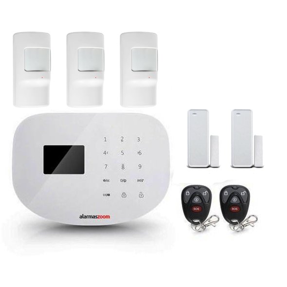 Alarma Hogar WiFi AZ020 3 Sensor movimiento infrarrojos Sin Cuotas Aviso inmediato APP