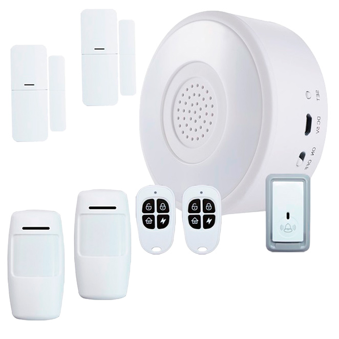 Kit Alarma T2 WiFi economica con 2 detectores de movimiento interior