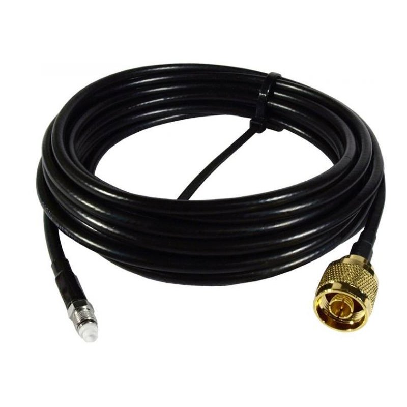 Cable Pigtail N Macho a FME Hembra 5 metros