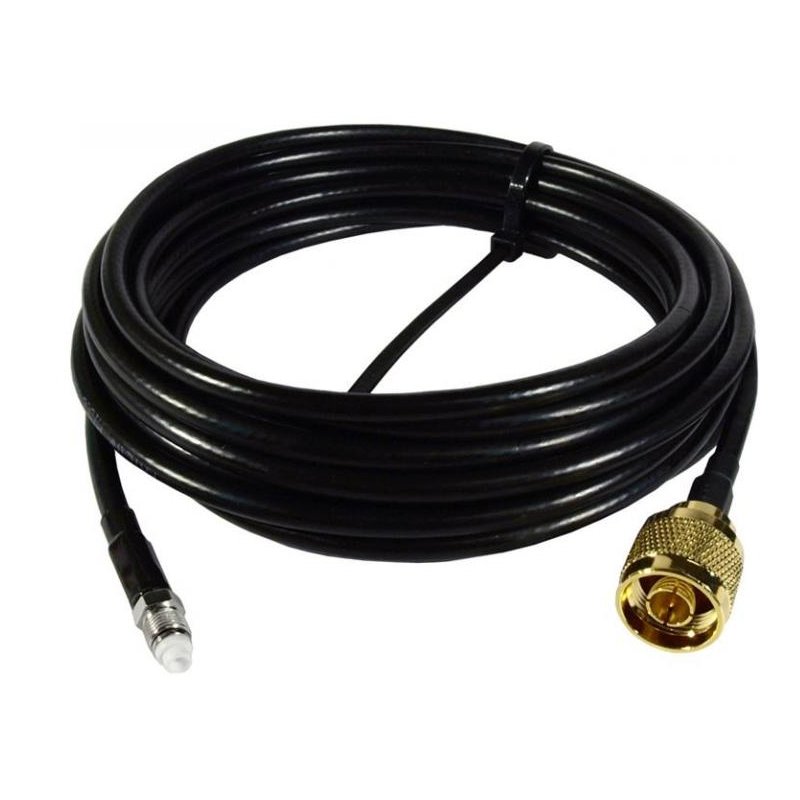 Cable Pigtail Alargador SMA Macho SMA Hembra 10 metros Antenas 4G