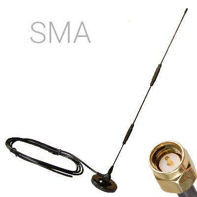 Antena Omni 3G 10dBi Interior con Soporte Conector SMA