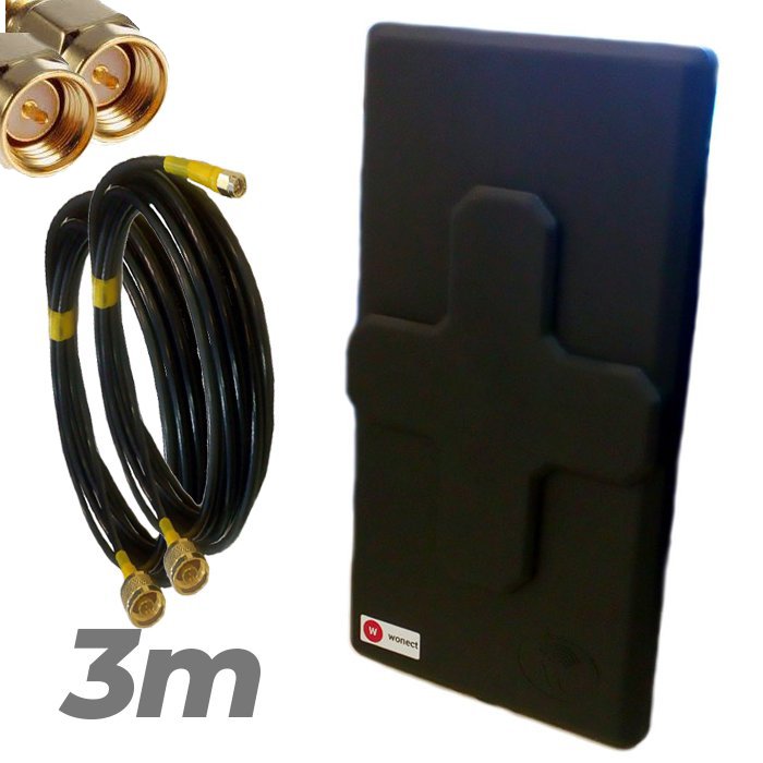 Wonect 4G-50DBI-N-NEGRA-3M