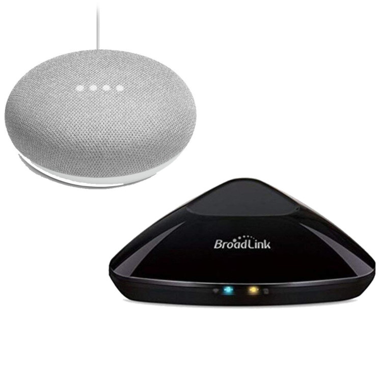 Google Home Mini  BroadLink RM PRO  Plus Mando a distancia universal Infrarrojo IR  RF domotica en casa