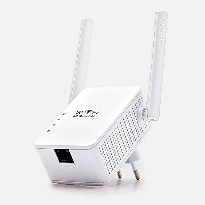 Repetidor WiFi Modo AP Inalambrico 2 antenas WR13