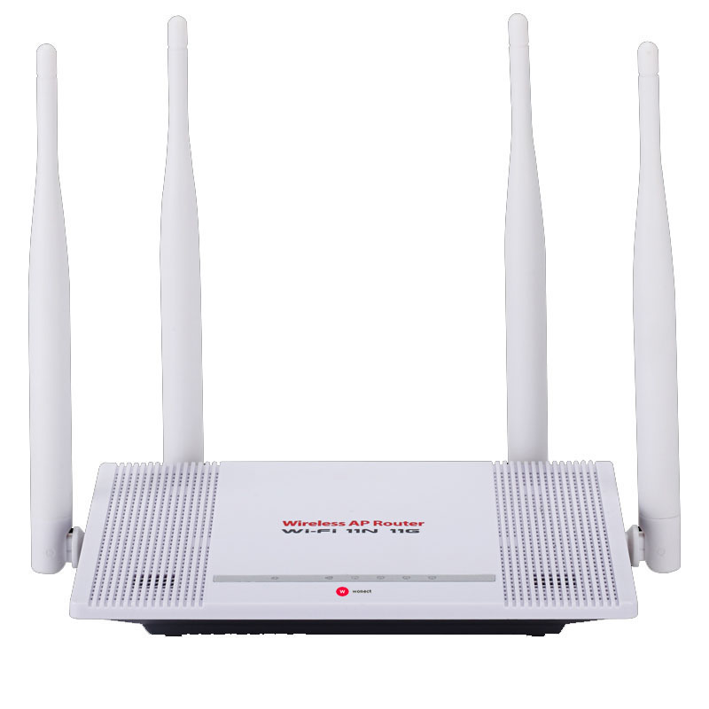 insertar apertura visión Router Repetidor WiFi con 4 antenas Largo alcance Wonect 305 en Routers WIFI