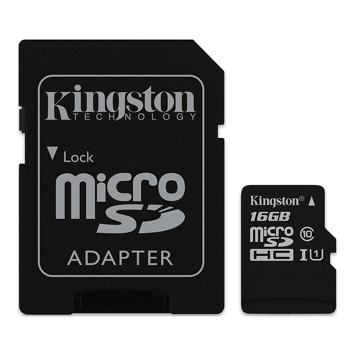 Tarjeta de memoria micro SD 16Gb Clase 10 Kingston