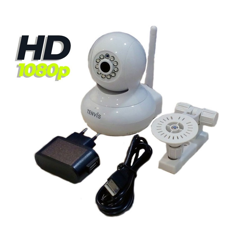 Camara IP Tenvis T8818D de videovigilancia FULL HD 1920x1080p  Blanca