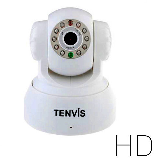 Tenvis Reacondicionada Wireless WIFI Seguridad Internet IP Camara HD vision nocturna JPT3815w BLANCO