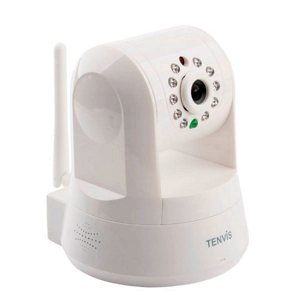 Tenvis IPROBOT3 Blanca Camara IP WiFi interior Ranura memoria Micro SD Deteccion movimiento