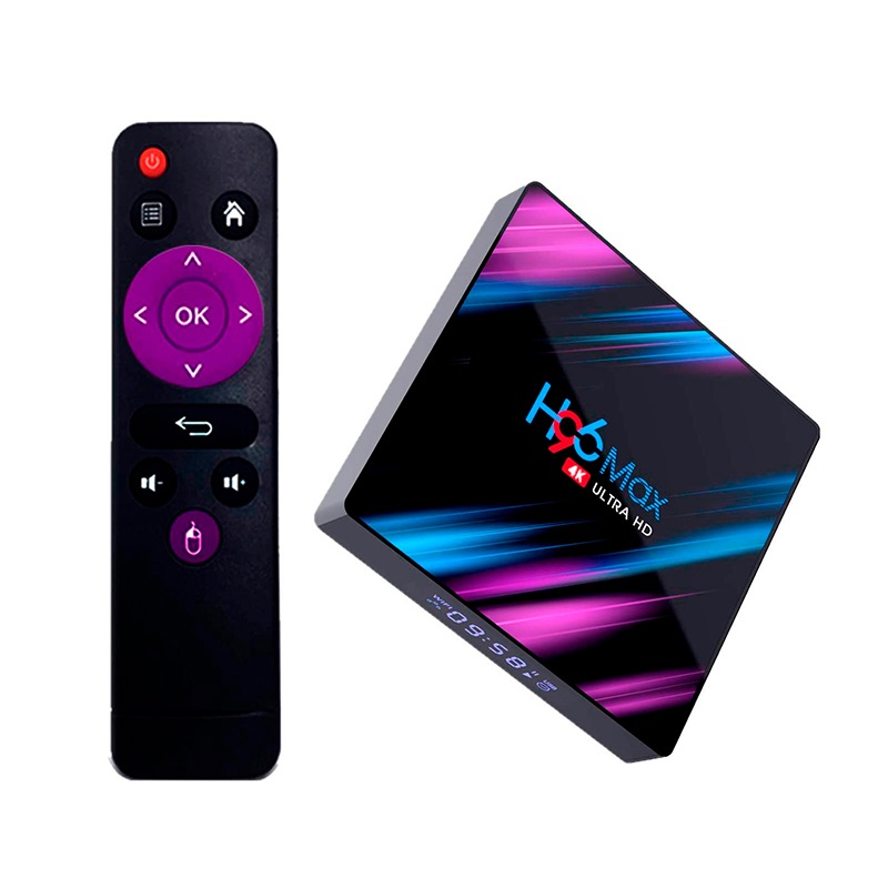 TV Box Android 9 H96 Max Rockchip RK3318 4K 5G WiFi 4Gb 64Gb