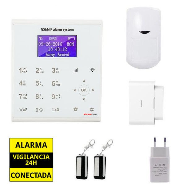 Alarma hogar WiFi sin cuotas AZ0U8