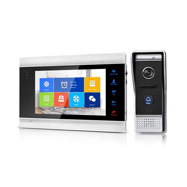 Video portero puerta WiFi Pantalla interior compatible Tuya Smart