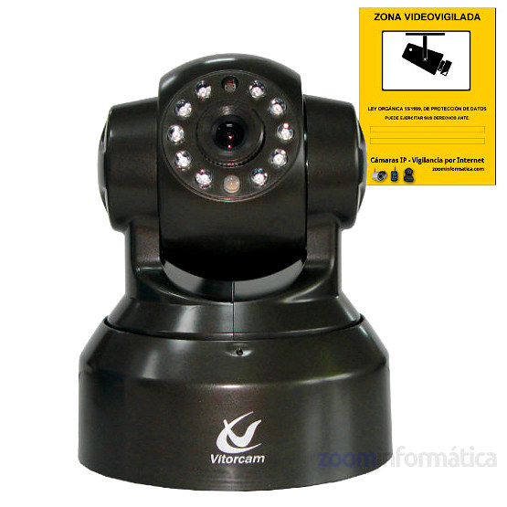 Vitorcam PT10W Camara IP videovigilancia memoria Micro SD Reacondicionada