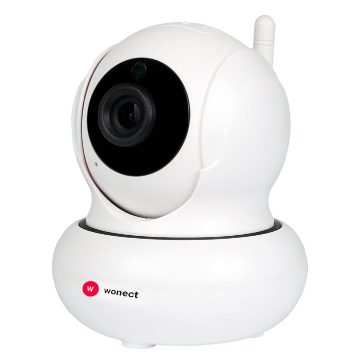 Wonect Camara IP WiFi mini interior FULL HD 1080p Motorizada con vision nocturna audio P2P W21 3