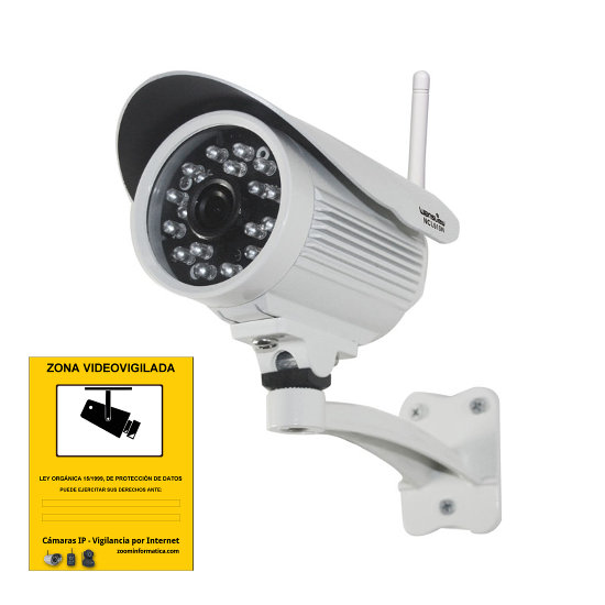 Camara WiFi Wansview NCL615W exterior fija con vision nocturna Reacondicionada