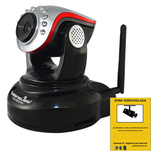 Wansview NCM625W Camara IP WiFi HD Ranura Memoria Grabacion Deteccion movimiento