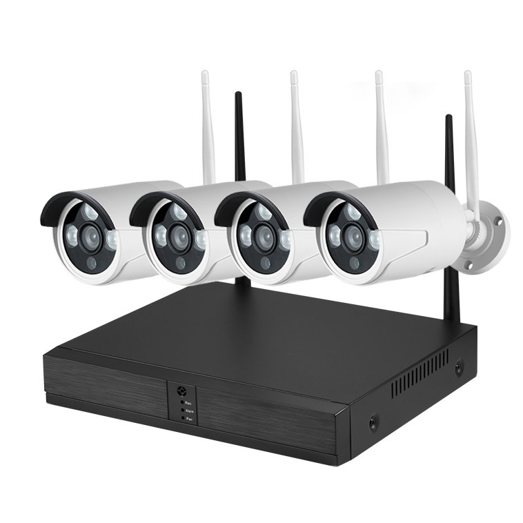 Wanscam Kit Vigilancia CCTV IP 4 Camaras Exterior WiFi H265 Grabador NVR