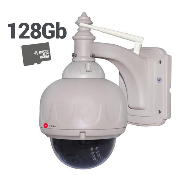 Wonect W38 Camara de seguridad IP WiFi motorizada HD exterior Memoria 128Gb