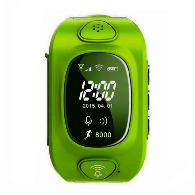 Reloj GPS Y3 ninos Localizador posicionamiento Verde