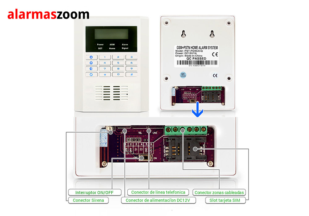 Alarmas-zoom AZ015 PG992CQ