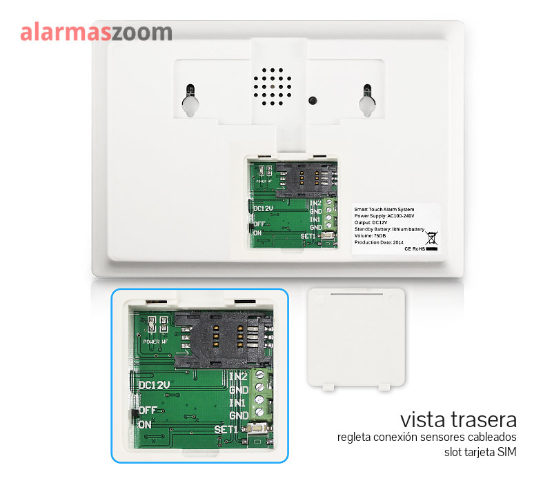 Alarmas-zoom AZ012 GA242Q W